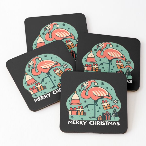 Item preview, flamingo christmas enthusiasts designed and sold by The  Knick Knack Nook.