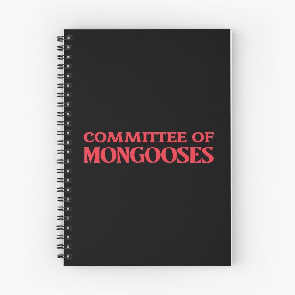 Item preview, Committee of Mongooses Animal Collective Nouns Fun Trivia Education designed and sold by StudioTVDinners.