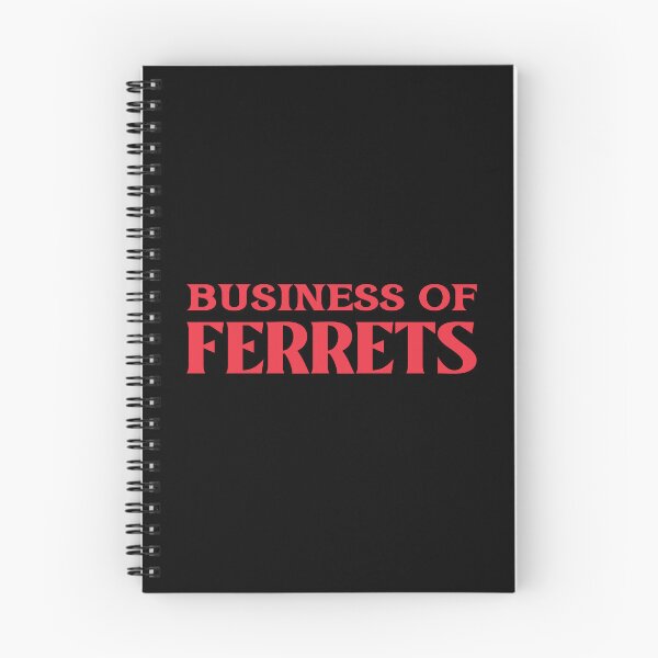 Item preview, Business of Ferrets Animal Collective Nouns Fun Trivia Education designed and sold by StudioTVDinners.