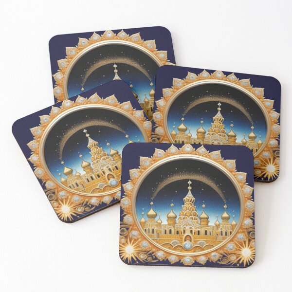 Item preview, Gold emblem Russian architecture  designed and sold by Roxburylane.