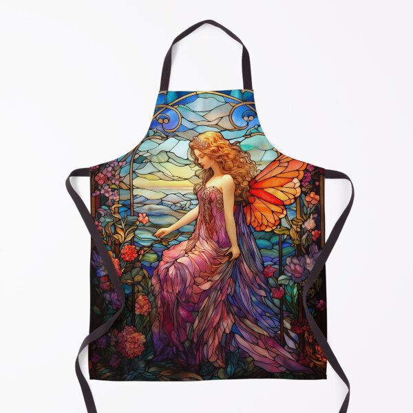 Item preview, Tiffany Style Stained Glass Magical Fairy designed and sold by Rivercoatl.