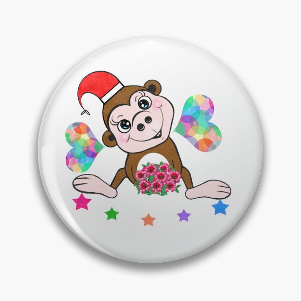 Item preview, Happy Monkey  designed and sold by Shirley cute art .