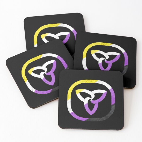 Item preview, Ontario Trillium - Non Binary Pride designed and sold by BackgroundPixel.