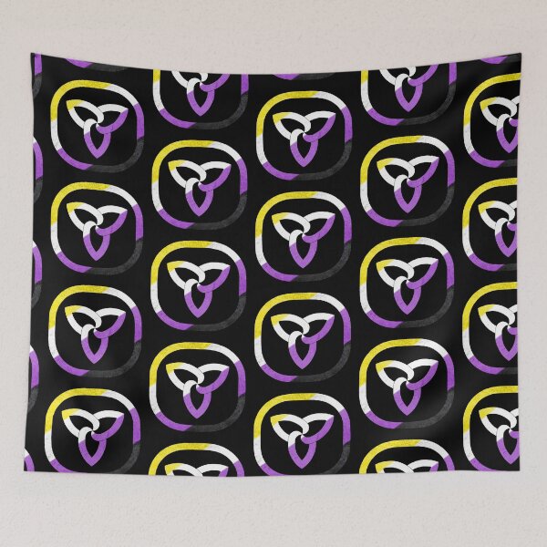 Item preview, Ontario Trillium - Non Binary Pride designed and sold by BackgroundPixel.