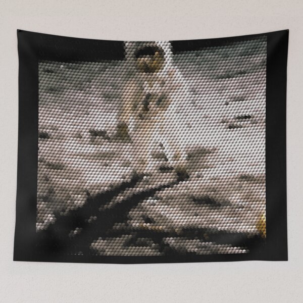 Item preview, Edwin Aldrin Photo By Neil Armstrong On The Moon 3D Cubes Low Poly Art designed and sold by SpiroJo.