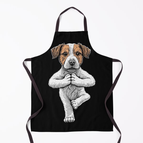 Artikelvorschau, Jack Russell Terrier Yoga Hund Welpe Lustige Hunde JRT Asana entworfen und verkauft von GrandeDuc.