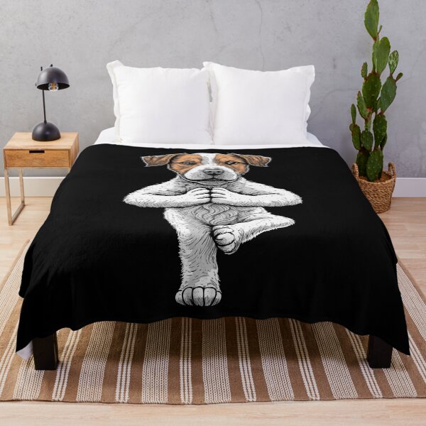 Item preview, Jack Russell Terrier Yoga Perro Cachorro Perros divertidos JRT Asana designed and sold by GrandeDuc.