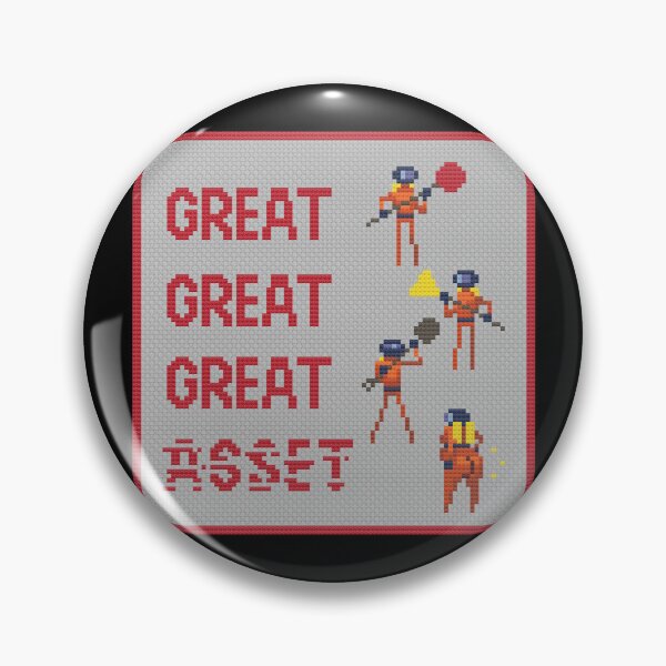 Item preview, Lethal Company cross stitch pattern Great Great Asset designed and sold by iqenadak.