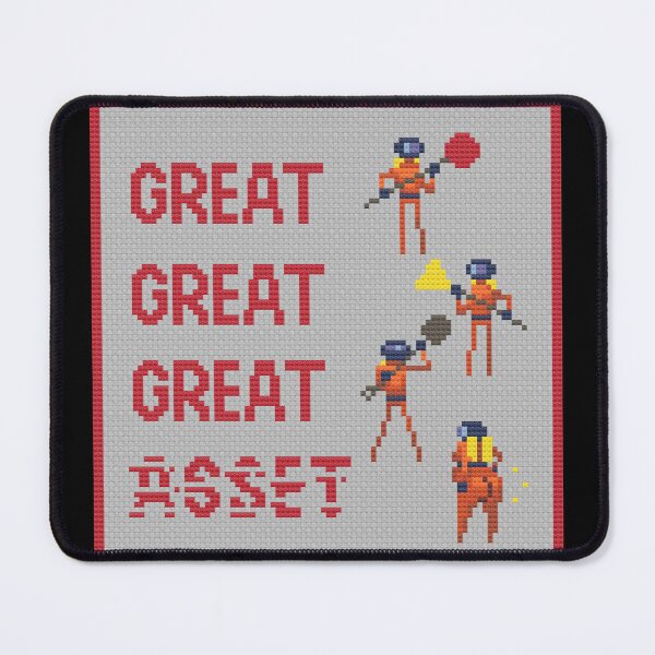 Item preview, Lethal Company cross stitch pattern Great Great Asset designed and sold by iqenadak.