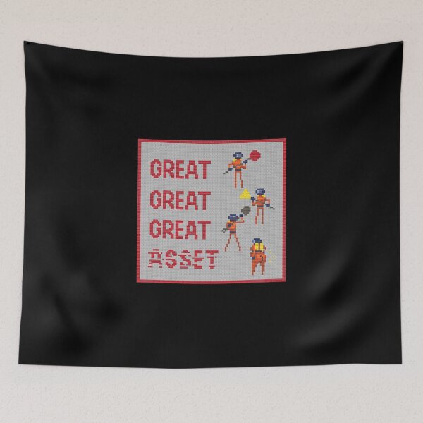 Item preview, Lethal Company cross stitch pattern Great Great Asset designed and sold by iqenadak.