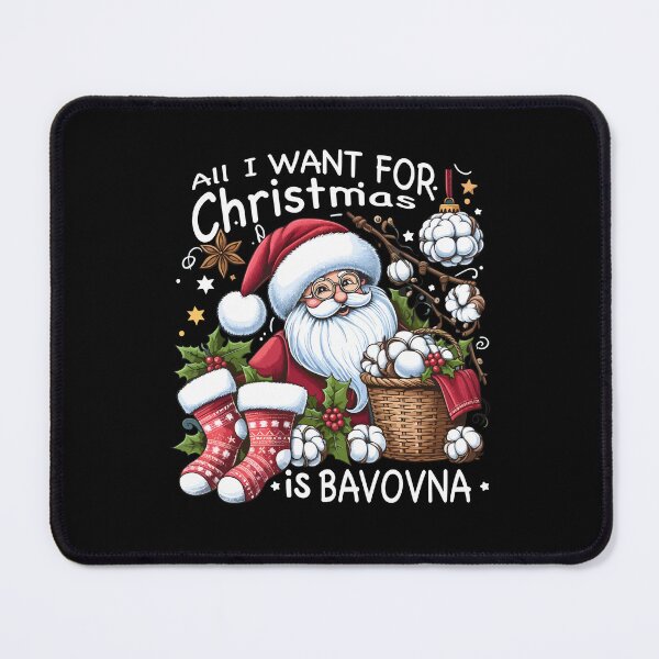 Item preview, All I Want for Christmas is Bavovna - Funny Ukrainian Bavovnatko designed and sold by Aide.