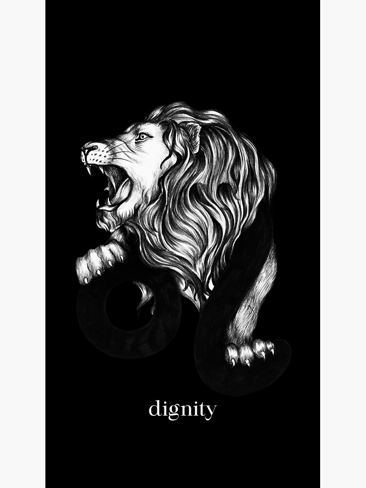 Thumbnail 3 of 3, Sticker, dignity designed and sold by gultoor-Arts.