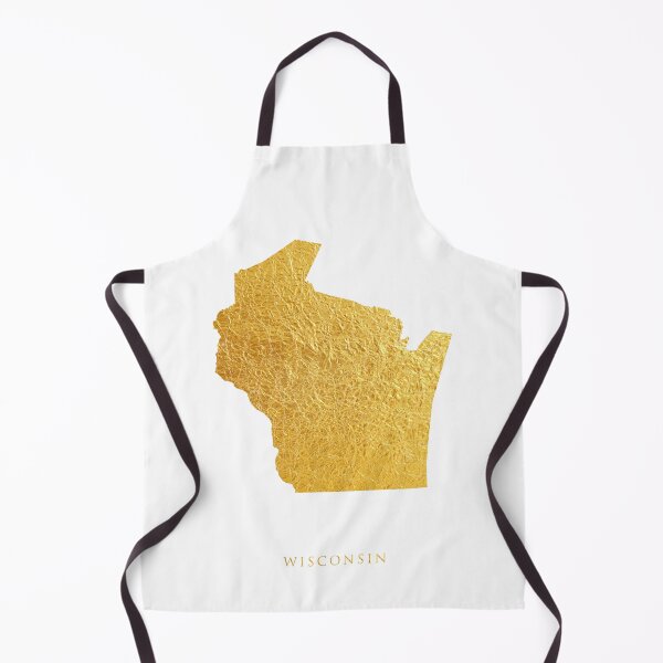 Item preview, Wisconsin Gold Map designed and sold by ArtPrints.