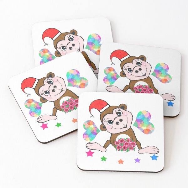 Item preview, Happy Monkey  designed and sold by Shirley cute art .