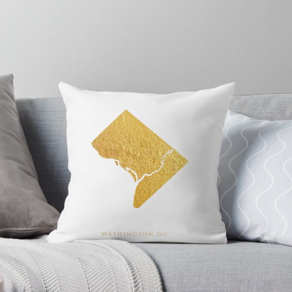 Item preview, Washington DC Gold Map designed and sold by ArtPrints.