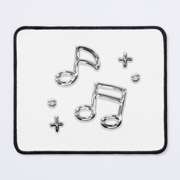 Item preview, chrome musical notes designed and sold by lunatiris.