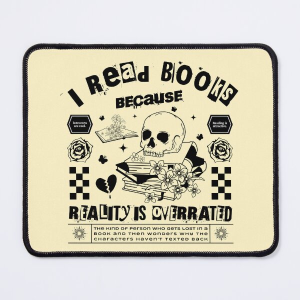 Item preview, Bibliphile and book lover. I read books because reality is overrated. designed and sold by Ninety9Secrets.