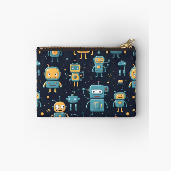 Item preview, Cute Robots Pattern designed and sold by spookycutepeeps.