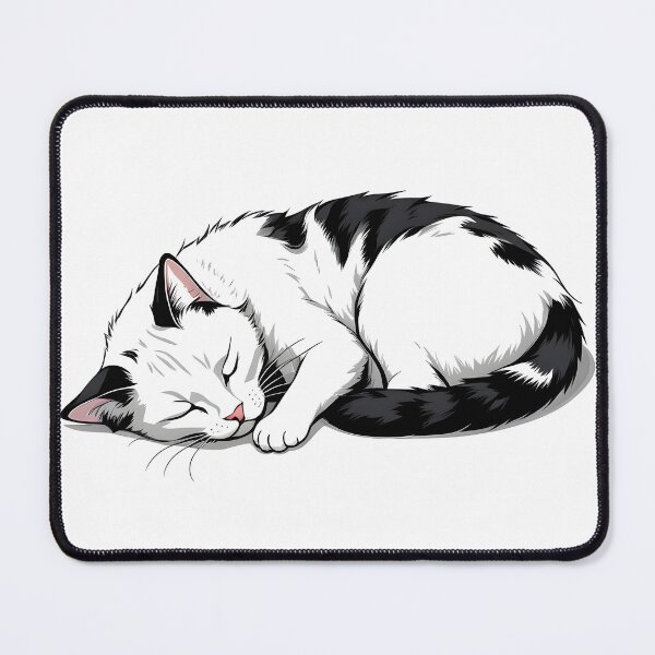 Item preview, cute tuxedo cat nap designed and sold by Catophile.