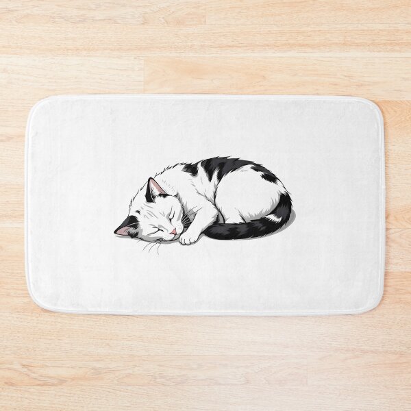 Item preview, cute tuxedo cat nap designed and sold by Catophile.
