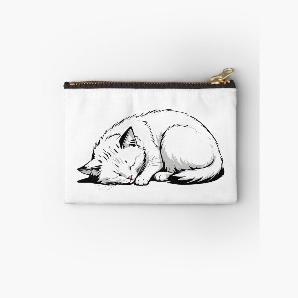 Item preview, white cat nap designed and sold by Catophile.
