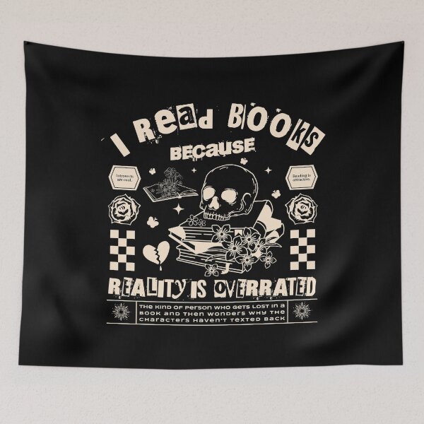 Item preview, Bibliphile and book lover. I read books because reality is overrated V2 designed and sold by Ninety9Secrets.