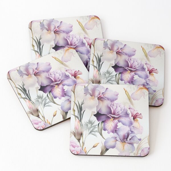 Item preview,  Vintage Charm of Iris Blooms designed and sold by PigmeArt.