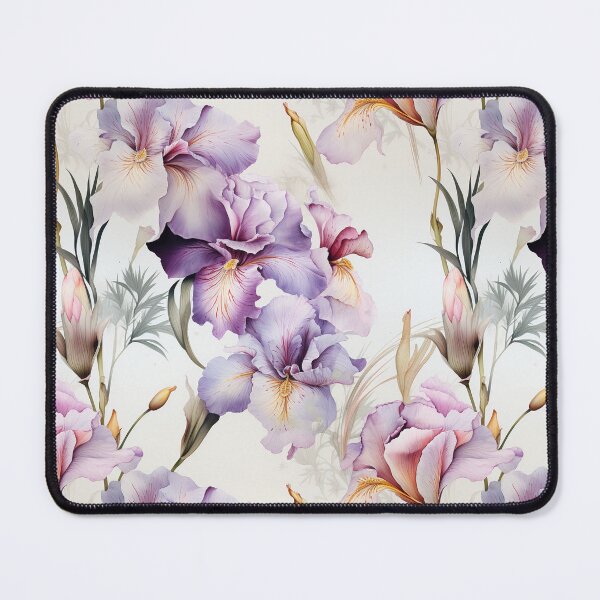 Item preview,  Vintage Charm of Iris Blooms designed and sold by PigmeArt.