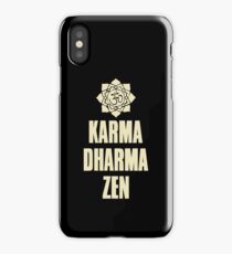 Karma Dharma Zen iPhone Case