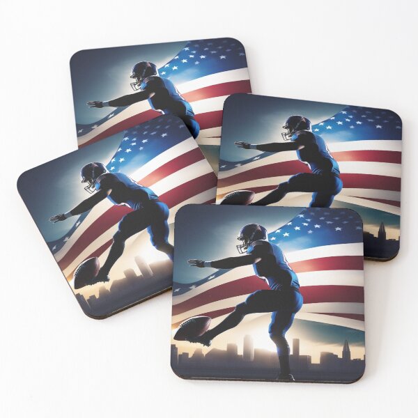 Item preview, american football kick off designed and sold by Eandbeyond.