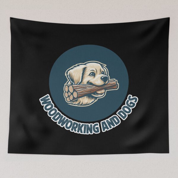Item preview, Woodworking and dogs for woodworkers designed and sold by Twenty2Creative.