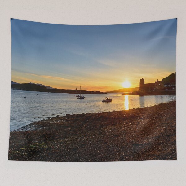 Item preview, Sun Setting over Oban Bay designed and sold by Kasia Design.