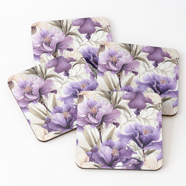 Item preview, Vintage Iris Blooms, Watercolor Blossoms designed and sold by PigmeArt.