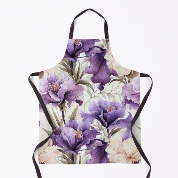 Item preview, Vintage Iris Blooms, Watercolor Blossoms designed and sold by PigmeArt.