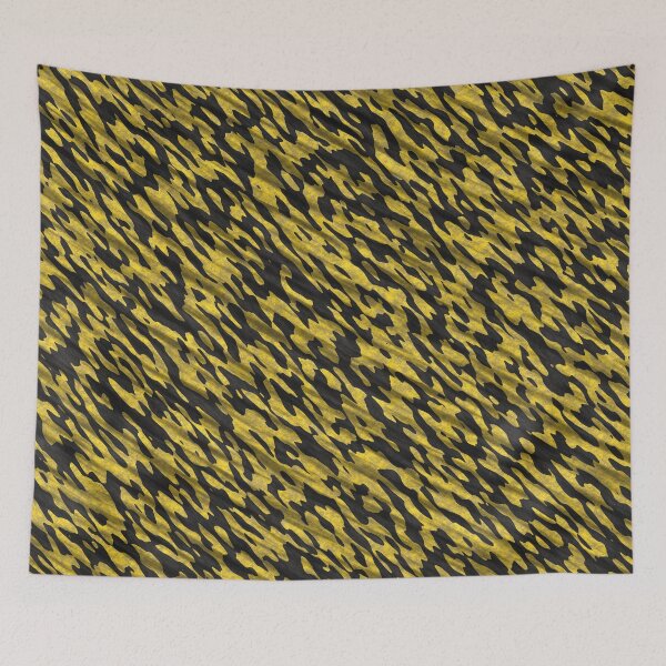 Item preview, Black and yellow camouflage designed and sold by Marcu Ioachim.