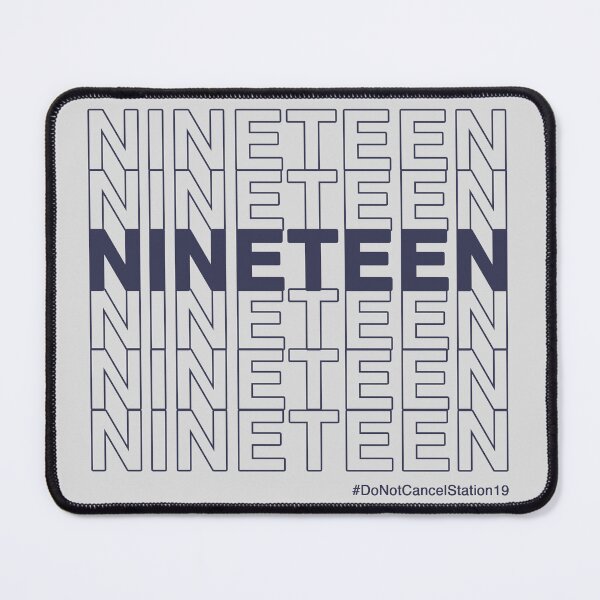 Item preview, NINETEEN #DoNotCancelStation19 (Navy Text) designed and sold by ShineOurLight.
