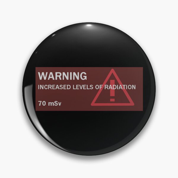 Item preview, Radiation Warning Lethal Company Game Funny designed and sold by iqenadak.