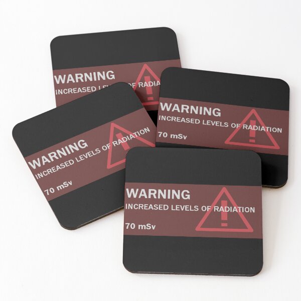 Item preview, Radiation Warning Lethal Company Game Funny designed and sold by iqenadak.