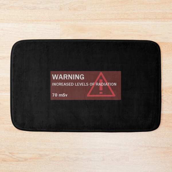 Item preview, Radiation Warning Lethal Company Game Funny designed and sold by iqenadak.