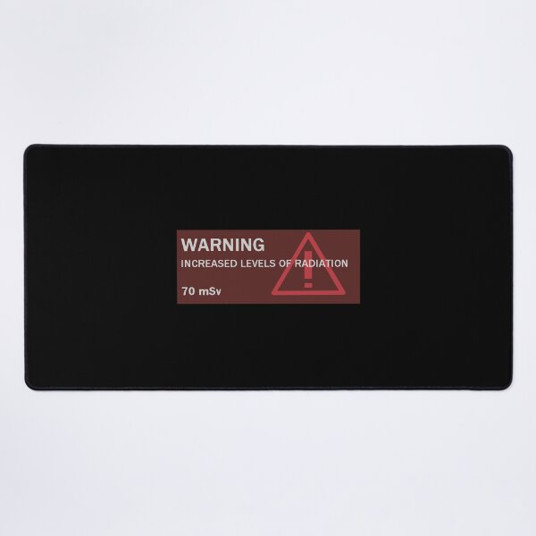 Item preview, Radiation Warning Lethal Company Game Funny designed and sold by iqenadak.