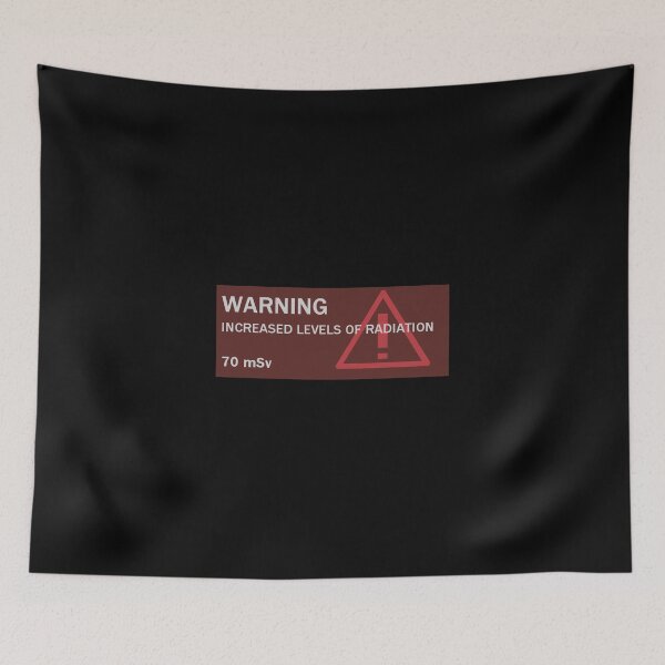 Item preview, Radiation Warning Lethal Company Game Funny designed and sold by iqenadak.