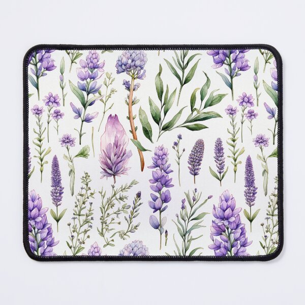 Item preview, Vintage Lavender Blooms, Watercolor Flowers designed and sold by PigmeArt.