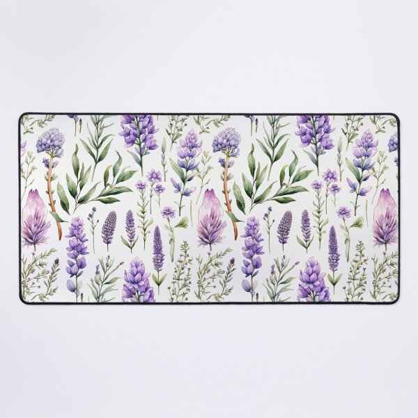 Item preview, Vintage Lavender Blooms, Watercolor Flowers designed and sold by PigmeArt.