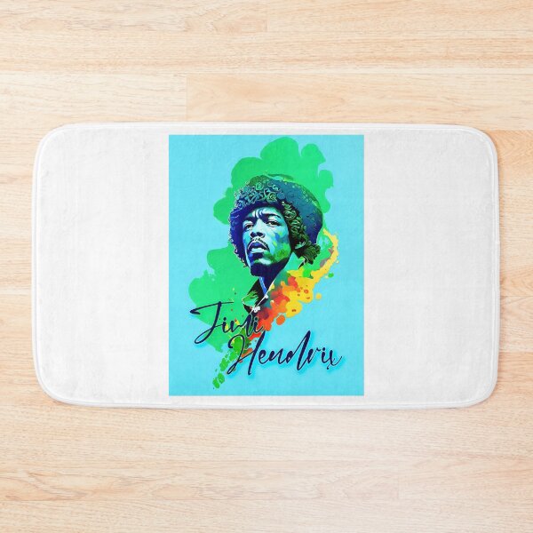 Item preview, Portrait of Jimi Hendrix painted in graffiti style designed and sold by BubblyDelight.