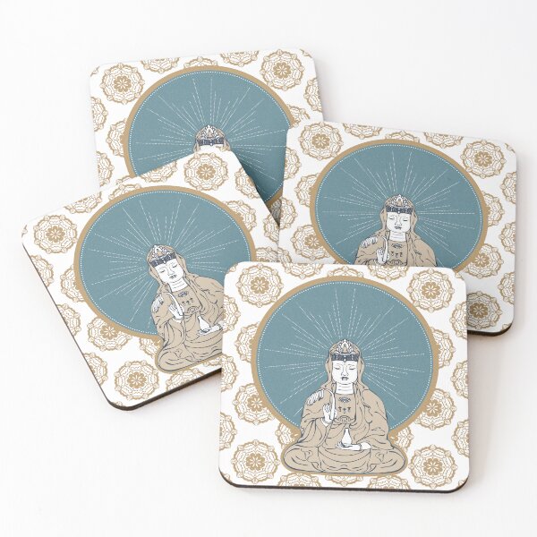 Item preview, Kuan Yin Sattva - Snow, Peacock, Dusk, Dove, Fawn designed and sold by Irene Estelle.
