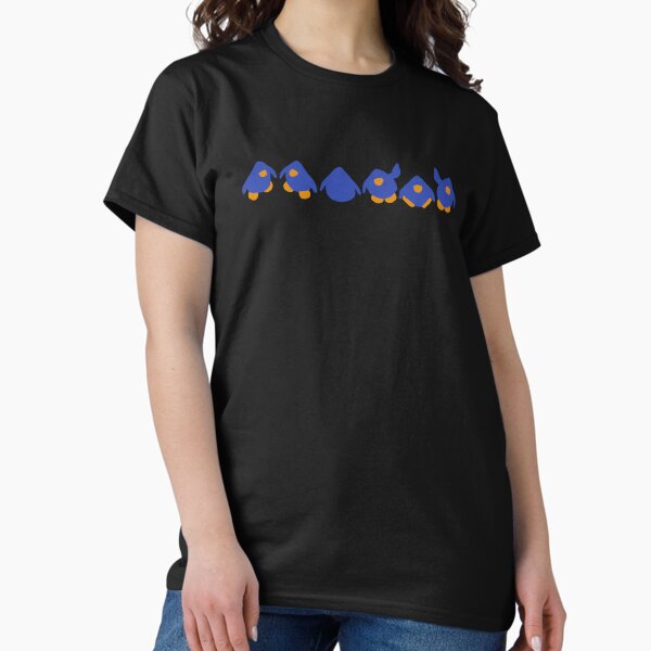 Vista previa del artículo con la obra «Danza del pingüino», diseñado y vendido por DumbFresh.