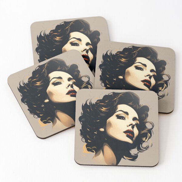 Item preview, Elizabeth Taylor Icon Hollywood  designed and sold by freddyaiart.