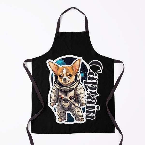 Item preview, Space - Captain Astronaut Chihuahua Dog designed and sold by aipolohu.