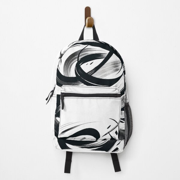 Item preview, Whirlwind Brushstrokes: Monochrome Elegance designed and sold by NASdtudioDesign.
