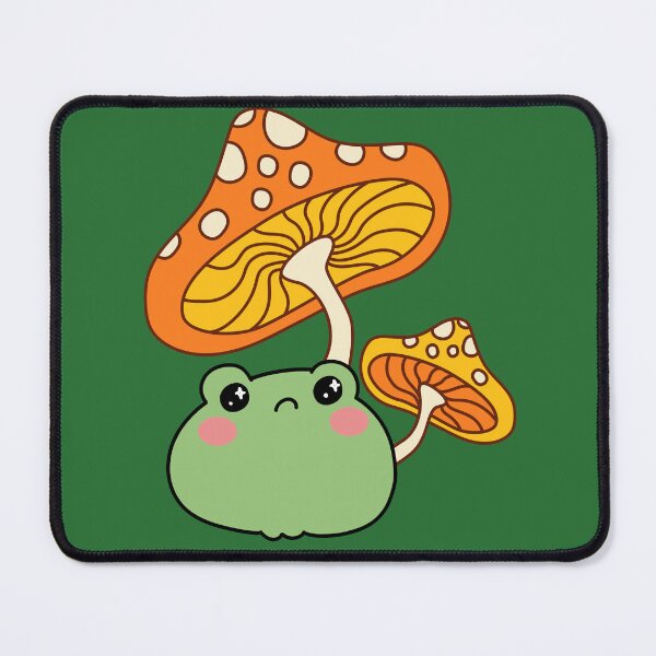 Item preview, Cute Frog with mushroom designed and sold by Quacktails.